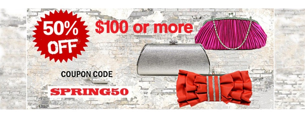 50% off Evening Bags 