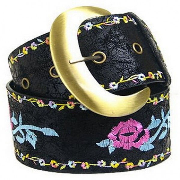Floral Embroidered Belt - BLT-40027