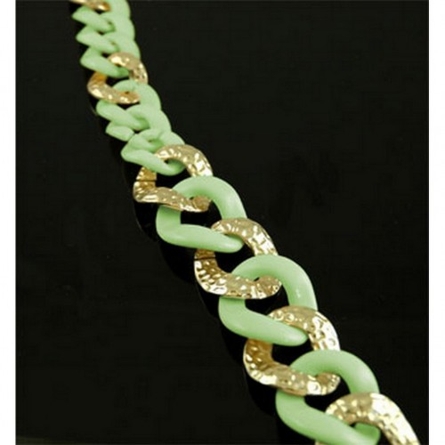 Chain Belt - Two Tone Links - Green - BLT-T1367GN