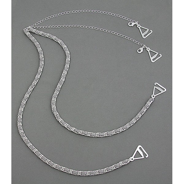 Bra Straps - CNL Style Chain Strap - Grey - BS-HH165GY