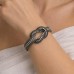 Bracelets Wholesale - Mesh Bracelets w/ Rhinestone Linear - Hematite