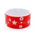 Overlayer Love Bangle - Acrylic - Red Color - BR-OB00153RED 