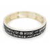 Religious Stretchable Bracelet - Epoxy - Messages - Lead Complia - BR-B9156LSJET