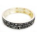 Religious Stretchable Bracelet - Epoxy - Lord's Prayer - Lead Compliant - BR-B9158LSJET
