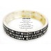 Religious Stretchable Bracelet - Epoxy - Lord's Prayer - Lead Compliant - BR-B9158LSJET