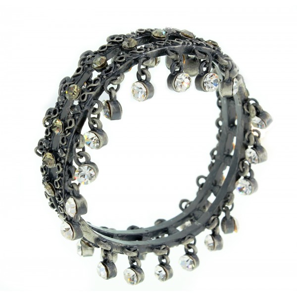 Dangling Crystal Bracelet - Clear Color - BR-BL9073CL