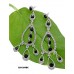 Chandelier Crystal Earrings - Black - ER-EA1264BK