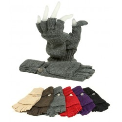 Gloves - Knitted Fingerless Gloves - GL-08KG029