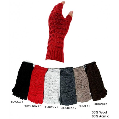 Gloves - Knitted Fingerless - GL-G2122