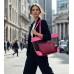 Mesh 2-in-1 Totes w/ Metal Studded Croc Embossed PU Trim - Pink - BG-100845PN