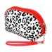 Cosmetic Purse -  Leopard Print - BG-402LEWT-RD