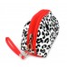 Cosmetic Purse -  Leopard Print - BG-402LEWT-RD