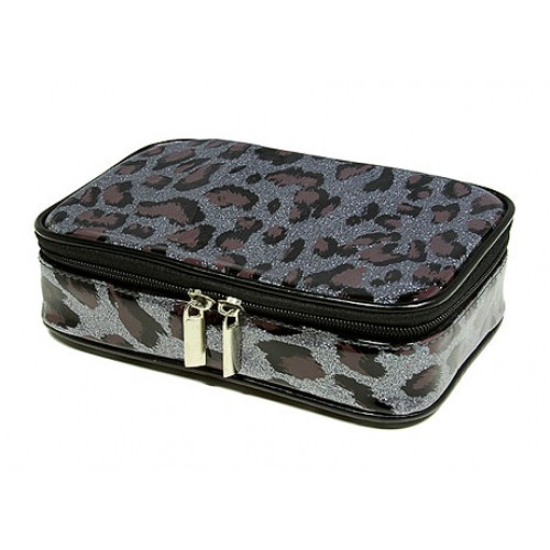 Cosmetic Bags - Pewter Leopard - BG-HM00005P