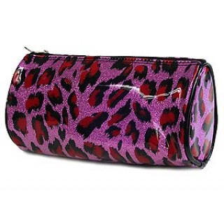 Cosmetic Purse -Purple Leopard - BG-HM00008PU