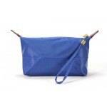 Nylon Cosmetic Bags w/ Wristlet - Blue - BG-HM1006BL