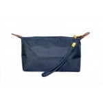 Nylon Cosmetic Bags w/ Wristlet - Navy - BG-HM1006NV