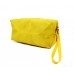Rectangle Nylon Cosmetic Bags w/ Wristlet - Yellow - BG-HM1007YL