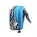 Cosmetic Purse - Zebra Print - TQ BLUE -BG-Z200TQ