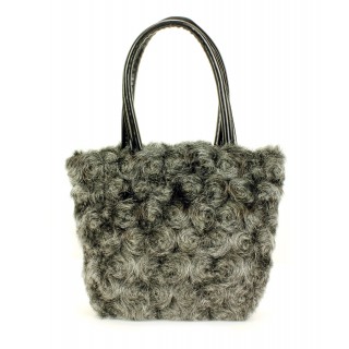 Soft & Furry Tote Bags – Faux Fur Bull-Eye - BG-3110