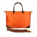 Nylon Large Shopping Tote w/ Nylon Shoulder Strap - Orange - BG-HD1294OG