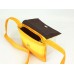 Micro Fiber Flap Shoulder Bags – Yellow-Orange color - BG-NSF23YL-OG