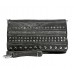 Kippy Group - Chain and Rhinestones Studded Shoulder Bag - Silver Gray -BG-CL931GY
