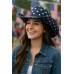 Cowboy Hat - Star Print Denim - HT-8908
