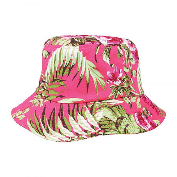 ON SALE! $4.75 - Bucket Hat - Ultra Soft Cotton Floral Print - Fuchsia ...