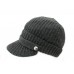 Cap - Cable Knit Cap w/ Matching Band - HT-11KH026