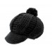 Cap - Knitted Beane W/ Pom Pom - HT-H1056
