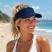 Visor - Cotton Will W/Velcro Adjustable - Navy Color - HT-4056NV