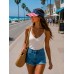 Visor Caps: USA Flag Print Cotton Twill - HT-4024