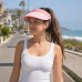 Visor Caps: Cotton Twill Clip-on  w/ Terry Cloth Sweatband.- HT-4120LPK