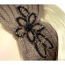 Headwraps: Crochet w/ Beaded Flower -HB-11KH043