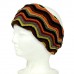 Headwraps:  Knitted Zigzag Print - Brown - HB-YJ73BN
