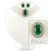 Multi Chain Faux Pearl Necklace and Earring Set - NE-264GN