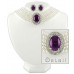 Multi Chain Faux Pearl Necklace and Earring Set - NE-264PL