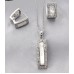 Gift set: Swarovski Cubic Zirconia w/ Opal Necklace & Earring Set - NE-JP10993W