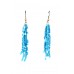 Necklaces Wholesale - Multi Strand Beaded Woven Necklace & Earrings Set - TQ Blue