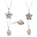 Necklaces Wholesale -  Crystal Pave Star Necklace - Clear