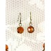 Beaded Cross Necklace + Earring Set - Topaz - NE-ACQN4679G
