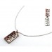Flip Top Lid Message Pendant Necklace - "Imagine Growth Dream"  - NE-MN4101B2T
