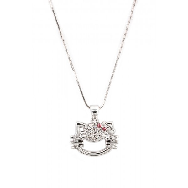 Swarovski Crystal Kitty - Clear - Made in Korea - NE-N4863CL
