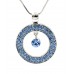 Swarovski Crystal Necklace/ Loop - Blue - NE-2058BL