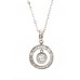 Swarovski Crystal O Ring Charm Necklace - Clear - NE-N37630CL
