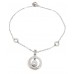 Swarovski Crystal O Ring Charm Necklace - Clear - NE-N37630CL