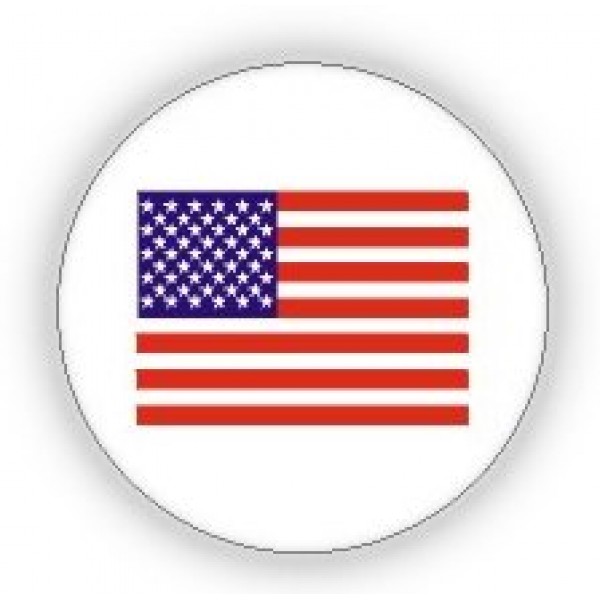 USA Flag Print Pin - 12 PCS Pack - PN-UFG02 