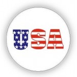 USA Flag Print Pin - 12 PCS Pack - PN-UFG03