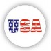USA Flag Print Pin - 12 PCS Pack - PN-UFG03