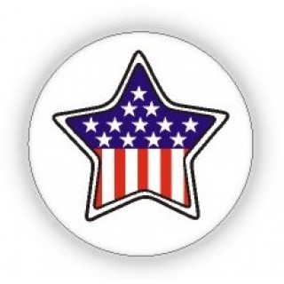 USA Flag Print Pin - 12 PCS Pack - PN-UFG04